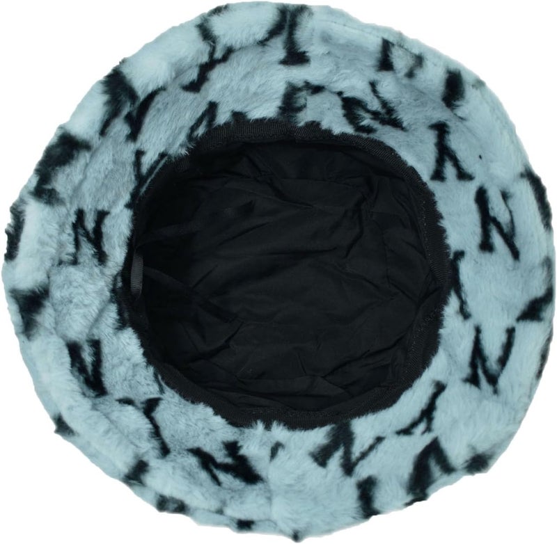 Glory Max Winter Fluffy Plush Bucket Hat Cozy Faux Fur Wide Brim Adjustable Size for Women - Image 3
